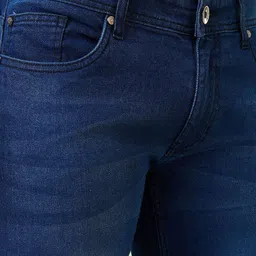 TIM PARIS Men Original Skinny Fit Mid-Rise Light Fade Stretchable Jeans image 3