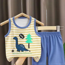 StyleCast x Revolte Boys Printed Pure Cotton T-shirt With Shorts-picture-8
