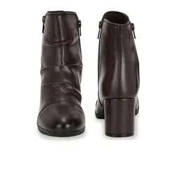 Delize Women Mid-Top Block-Heeled Winter Boots image 4