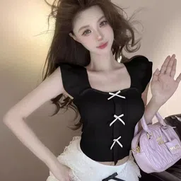 StyleCast Women Solid Square Neck Top-picture-36