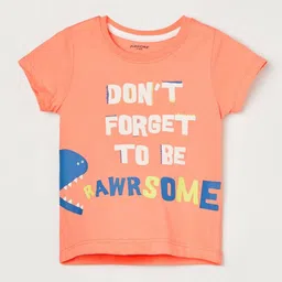 Juniors by Lifestyle Boys Typography Printed Round Neck Cotton Regular Fit T-shirt-picture-36