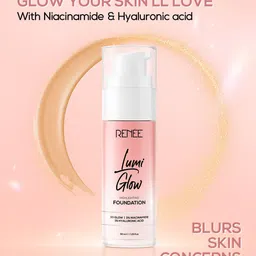 Renee Lumi Glow Highlighting Foundation With 3D Glow - 30 ml - Glazed Bronze image 2