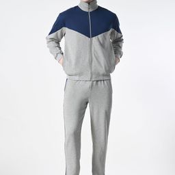 BAESD Color-Blocked Zipper Open Tracksuit-picture-12