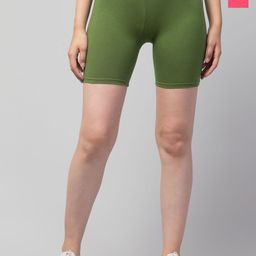 HIRRUX Women Skinny Fit Low-Rise Cycling Sports Shorts-picture-24
