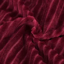 RD TREND Maroon Set of 5 Striped Square Cushion Covers image 5