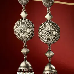 Fabindia Women Contemporary Jhumkas Earrings-picture-33