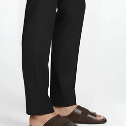 MICHEAL FERAAS Men Leather Comfort Sandals-image-8