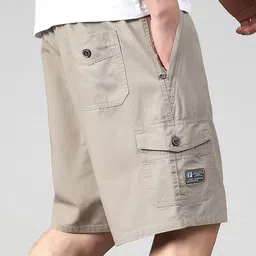 StyleCast x Revolte Men Regular Fit Mid-Rise Cotton Shorts-picture-21