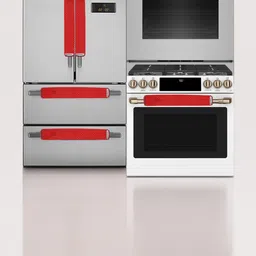 E-Retailer 3 Pieces Appliance Cover Combo 1 Refrigerator Top Cover & 2 Fridge Handle Cover image 5