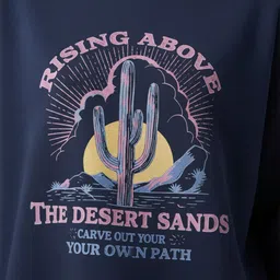 The Roadster Lifestyle Co Printed Round Neck Sweatshirt image 3