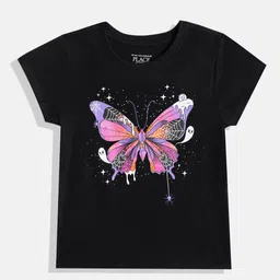 THE CHILDREN'S PLACE Girls Butterfly Printed T-shirt-picture-37
