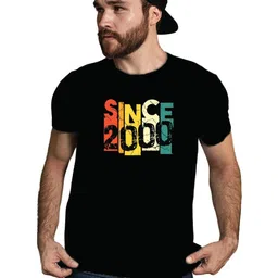 Tantra Since 2000 Typography Printed Cotton T-shirt-picture-21