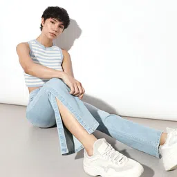 ONLY Women Flared Light Fade Stretchable Jeans-picture-37