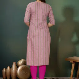 Anouk Rustic Women Striped Kurta image 2