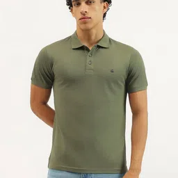 United Colors of Benetton Regular Fit Polo Neck Solid T-shirt-picture-28