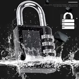 sahjanad 4 DIGIT CODE PADLOCK Lock-picture-23