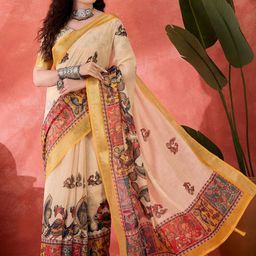 Maroosh Ethnic Motifs Zari Saree-picture-33