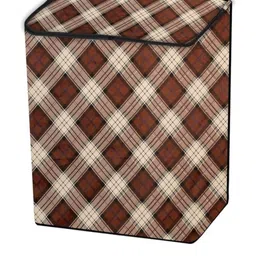 The Furnishing Tree Beige Printed Washing Machine Cover image 2