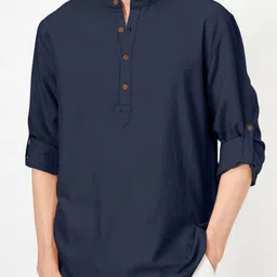ZELINCO Men Thread Work Kurta-picture-24