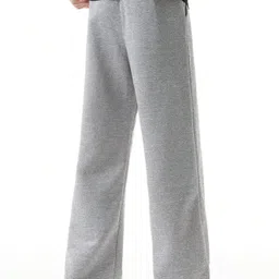 dockstreet Men Solid Grey Track Pants image 2