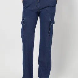Westwood Women Relaxed High-Rise Easy Wash Cargos Trousers-picture-32