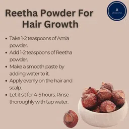 VEDICINE Set Of 2 Reetha Powder-100g Each image 3