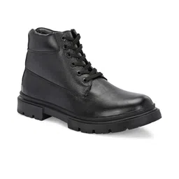 Roadster Men Black Chunky Boots image 5