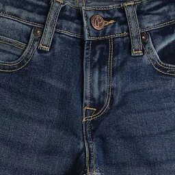 Pepe Jeans Girls High-Rise Light Fade Stretchable Wide Leg Jeans image 2