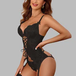 Krelin Self Design Net Baby Doll image 3