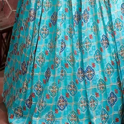 Zeel Clothing Embroidered Sequinned Semi-Stitched Lehenga & Unstitched Blouse With Dupatta image 2