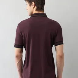 U.S. Polo Assn. Denim Co. Men Solid Polo Collar Cotton Muscle Fit T-shirt image 2