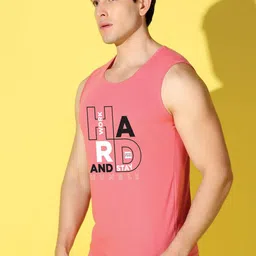 WOOSTRO Men Pack Of 2 Printed Combed Cotton Antimicrobial Gym Vests image 5