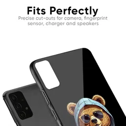 QRIOH Urban Bear Cartoon Characters Printed Samsung Galaxy A35 5G Silicone Back Case image 2