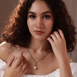 VOGUE PANASH Brass Gold-Plated Necklace image 5