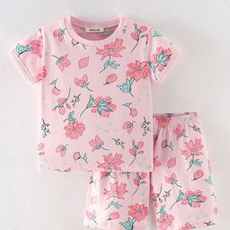 INCLUD Girls Printed Top with Shorts-picture-43