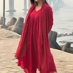 KALINI Women Regular Kurta with Palazzos and Dupatta-picture-15