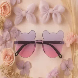 ANNA CREATIONS Girls Cute Bow Hair Clip with Sun Goggles Design Hair Accessory-picture-35