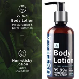 Ustraa Mens Combo of 2 Body Lotion 200 gm image 3