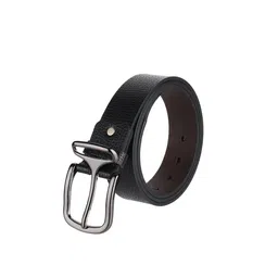 Kastner Men Black Textured Formal Belt image 2