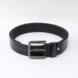 Kastner Men Black Textured Formal Belt image 3