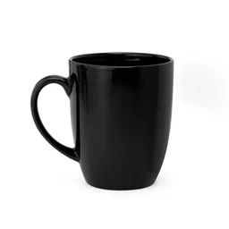 CLAY CRAFT Set of 4 Black Solid Ceramic Glossy Cups and Mugs image 3