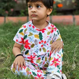 ALANTA Unisex Kids Printed T-shirt with Pyjamas image 5