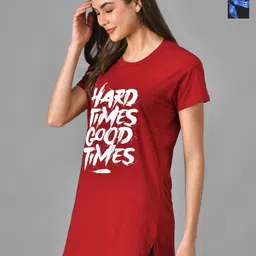 Christy World Women Pack Of 2 Typography Printed T-shirt-picture-16