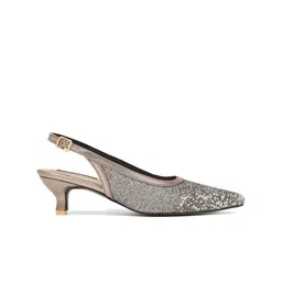 Flat n Heels Women Embellished Kitten Heel Pumps image 3