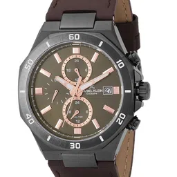 Daniel Klein Exclusive Unisex Dial & Leather Straps Analogue Watch DK.1.14003-4-picture-32