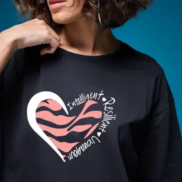 SMARTEES Women Typography Printed T-shirt image 5