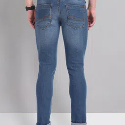 AD By Arvind Men Skinny Fit Clean Look Light Fade Stretchable Jeans image 4