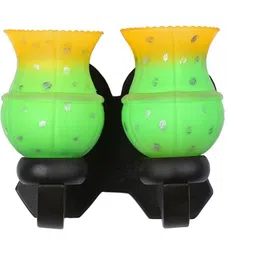 1ST TIME Green & Green Textured Wood Wall Lamp image 5