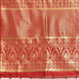 amirat Woven Design Zari Pure Silk Banarasi Saree image 4