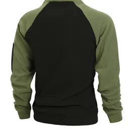 StyleCast x Revolte Colourblocked Long Sleeves High Neck Pullover Sweatshirt image 2